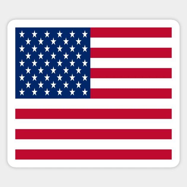 Flag of USA Sticker by flag for all